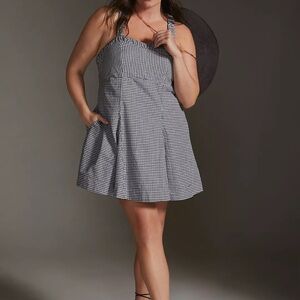 Anthropologie Maeve Sweetheart Mini Dress